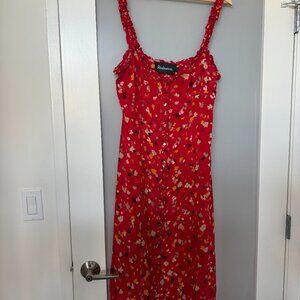 Realisation Par The Juliet Rouge Fleur Size XL